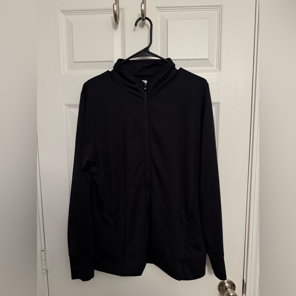 Footjoy Women’s Golf Long Sleeve Zip Up Black Size Large